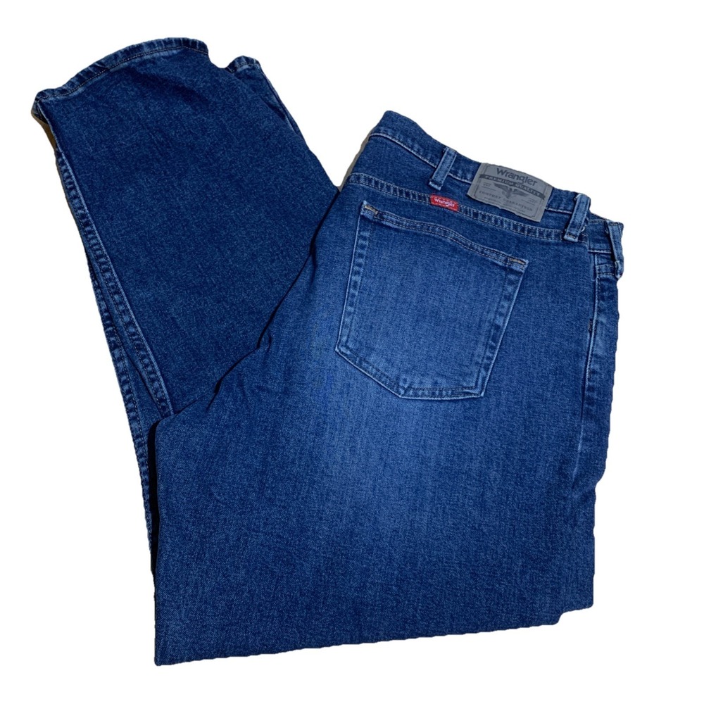 Wrangler Premium Quality Jeans Men's Straight Leg Blue Size 36X29‎ Medium Wash